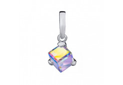Серебряная подвеска с фианитом