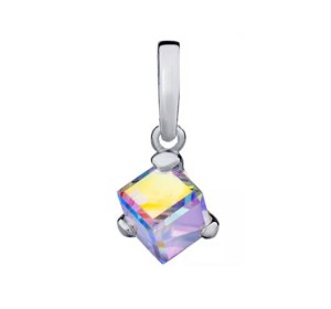 Серебряная подвеска с фианитом