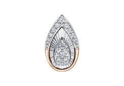 Золотая подвеска с бриллиантом