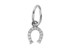 Серебряная подвеска с фианитом