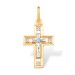 Крест из золота с бриллиантом