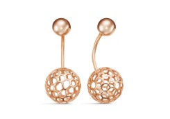 Золотые cерьги пусеты (гвоздики)