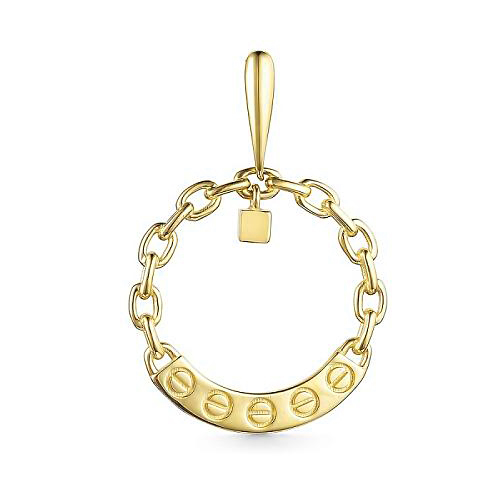 Подвеска из желтого золота 