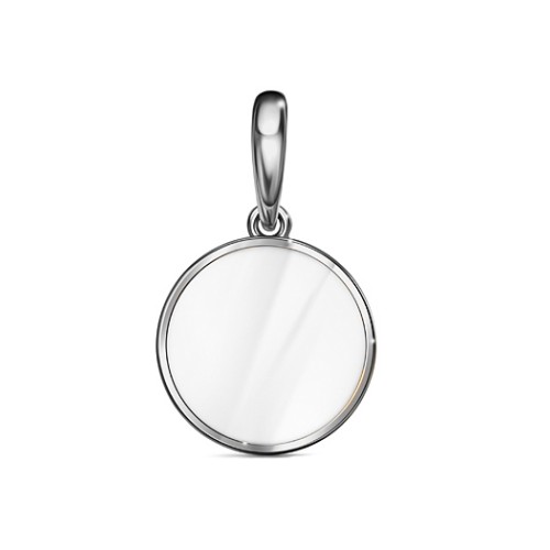 Серебряная подвеска с эмалью