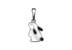 Серебряная подвеска с эмалью