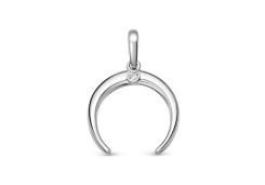 Серебряная подвеска с фианитом