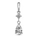 Серебряная подвеска с фианитом
