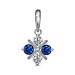 Серебряная подвеска с фианитом
