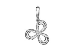 Серебряная подвеска с фианитом