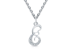 Серебряная подвеска с фианитом