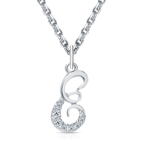 Серебряная подвеска с фианитом