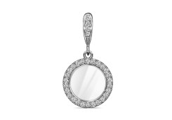 Серебряная подвеска с эмалью