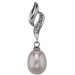 Серебряная подвеска с жемчугом
