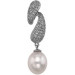 Серебряная подвеска с жемчугом
