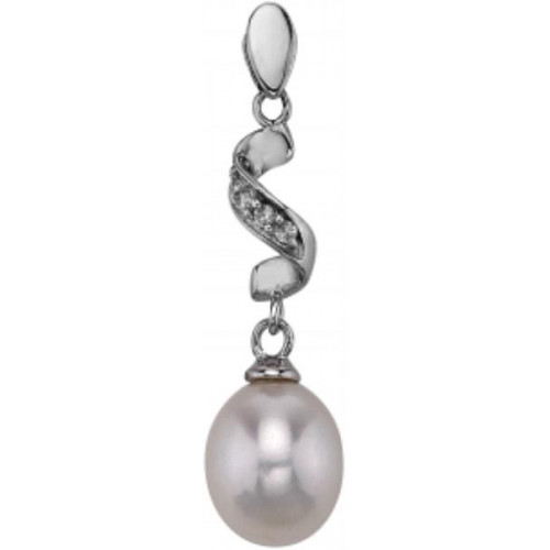 Серебряная подвеска с жемчугом