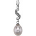 Серебряная подвеска с жемчугом