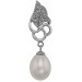 Серебряная подвеска с жемчугом