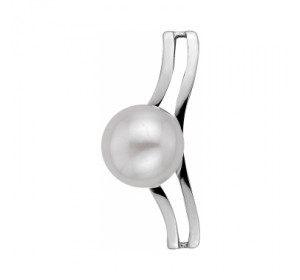 Серебряная подвеска с жемчугом