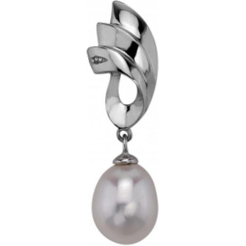 Серебряная подвеска с жемчугом