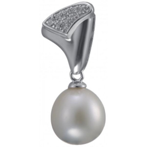 Серебряная подвеска с жемчугом