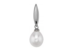 Серебряная подвеска с жемчугом