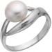 Серебряное кольцо с жемчугом