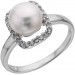 Серебряное кольцо с жемчугом