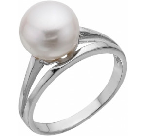 Серебряное кольцо с жемчугом