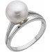 Серебряное кольцо с жемчугом