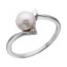 Серебряное кольцо с жемчугом