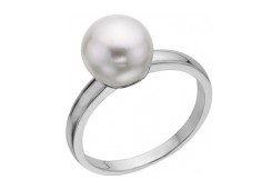 Серебряное кольцо с жемчугом