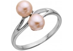 Серебряное кольцо с жемчугом