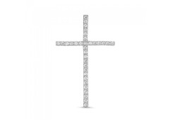 Серебряная подвеска с фианитом