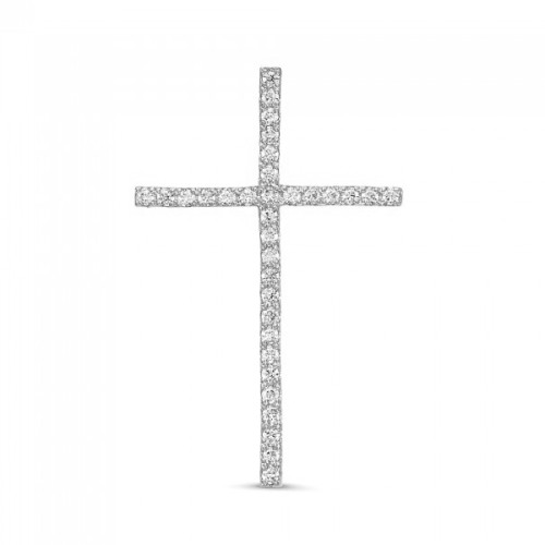 Серебряная подвеска с фианитом