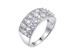Серебряное кольцо с фианитом