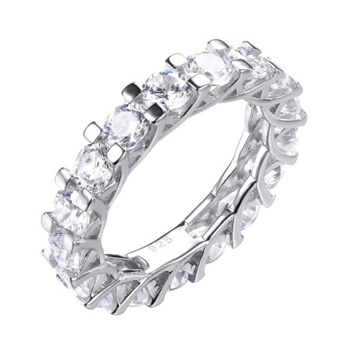 Серебряное кольцо с фианитом