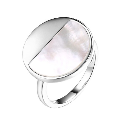 Серебряное кольцо с перламутром