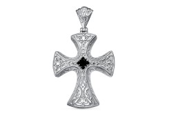 Серебряная подвеска с фианитом