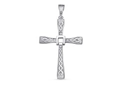 Серебряная подвеска с фианитом