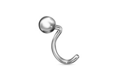 Серьга д/пирсинга из серебра 