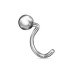 Серьга д/пирсинга из серебра 