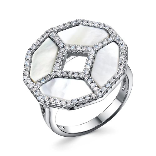 Серебряное кольцо с перламутром