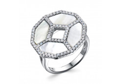 Серебряное кольцо с перламутром