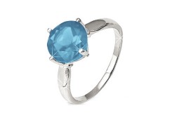 Серебряное кольцо с топазом