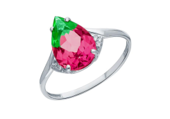 Серебряное кольцо с кварцем