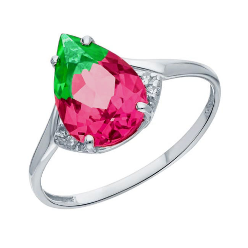 Серебряное кольцо с кварцем