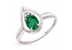 Серебряное кольцо с турмалином