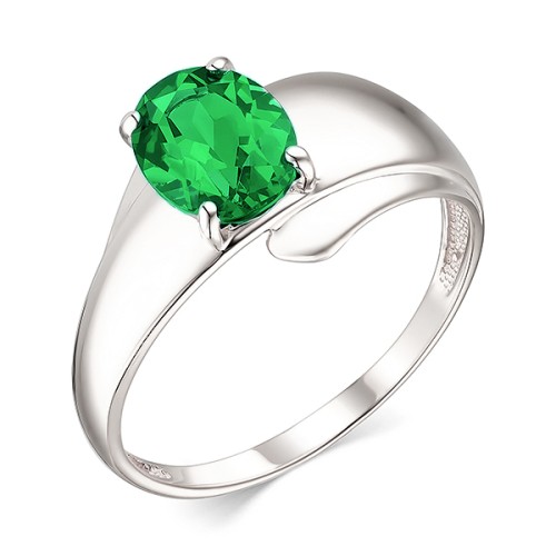 Серебряное кольцо с хризопразом