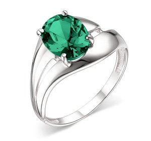 Серебряное кольцо с турмалином