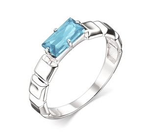 Серебряное кольцо с ситаллом
